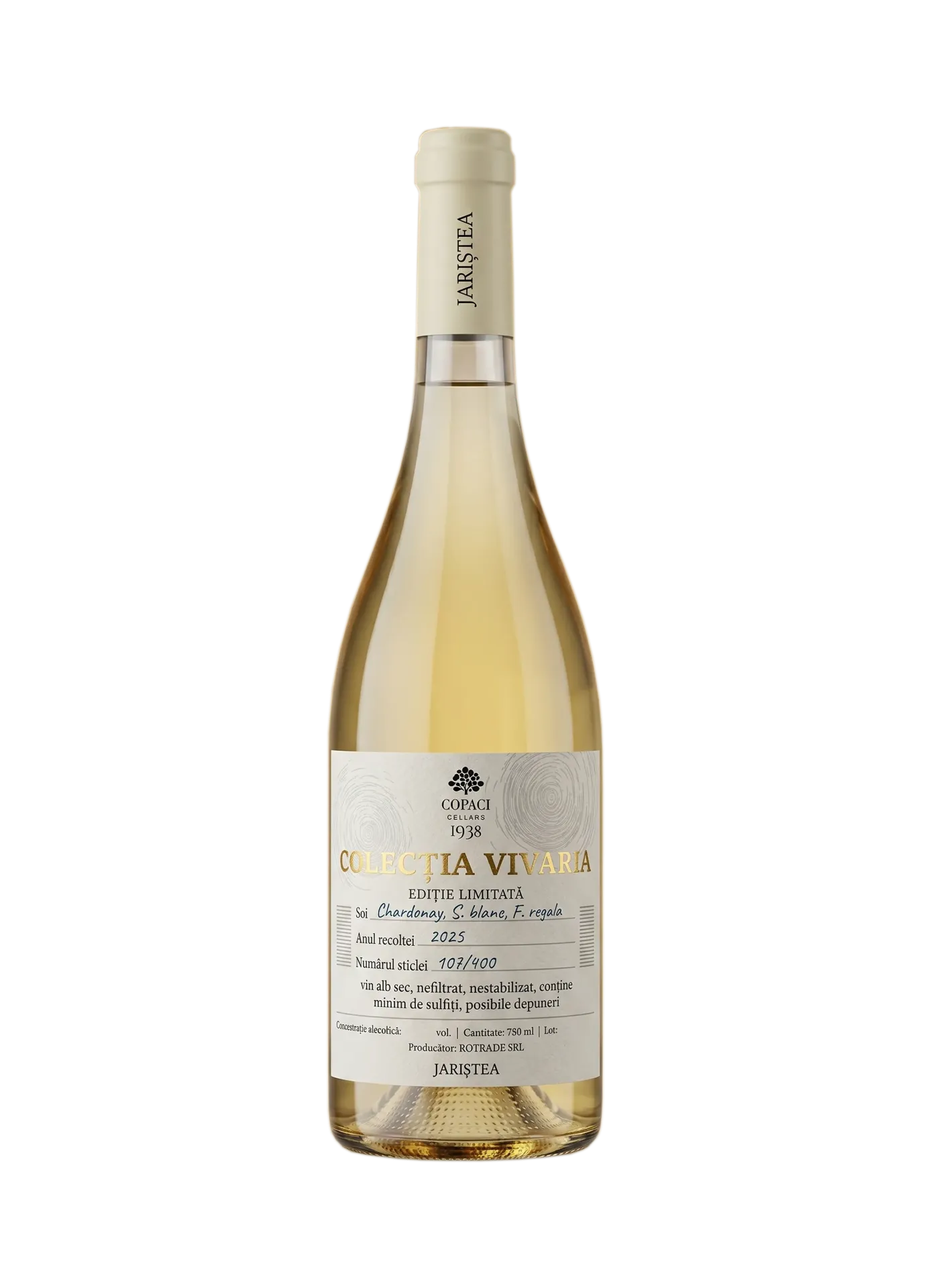 [VIV-CUV-075] Vivaria Cuvée Alb CH+SV+FR 0,75L
